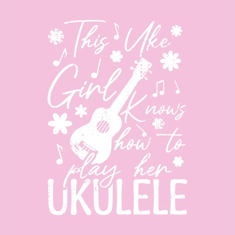 Fille ukulélé