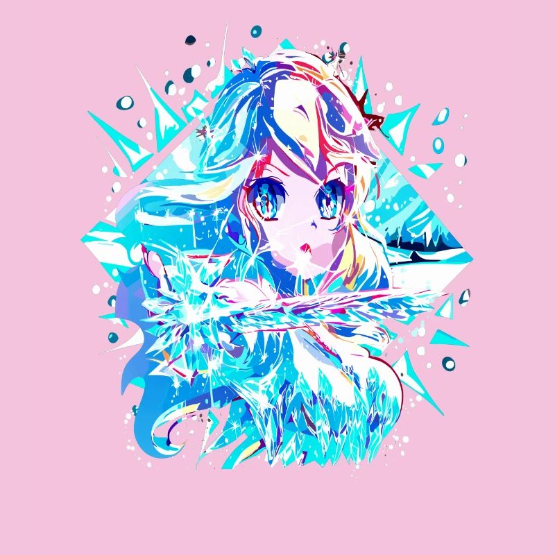 Anime Reine des neiges Princesse des glaces