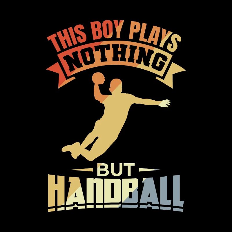 Boy plays nothing but handball