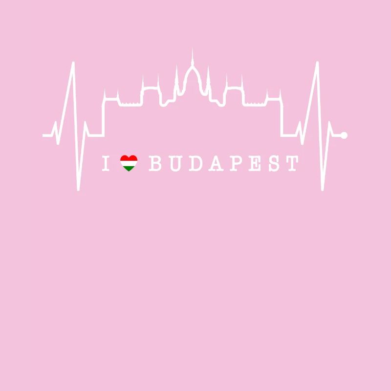 Budapest Skyline Herzschlag Ungarn Herz Budapester