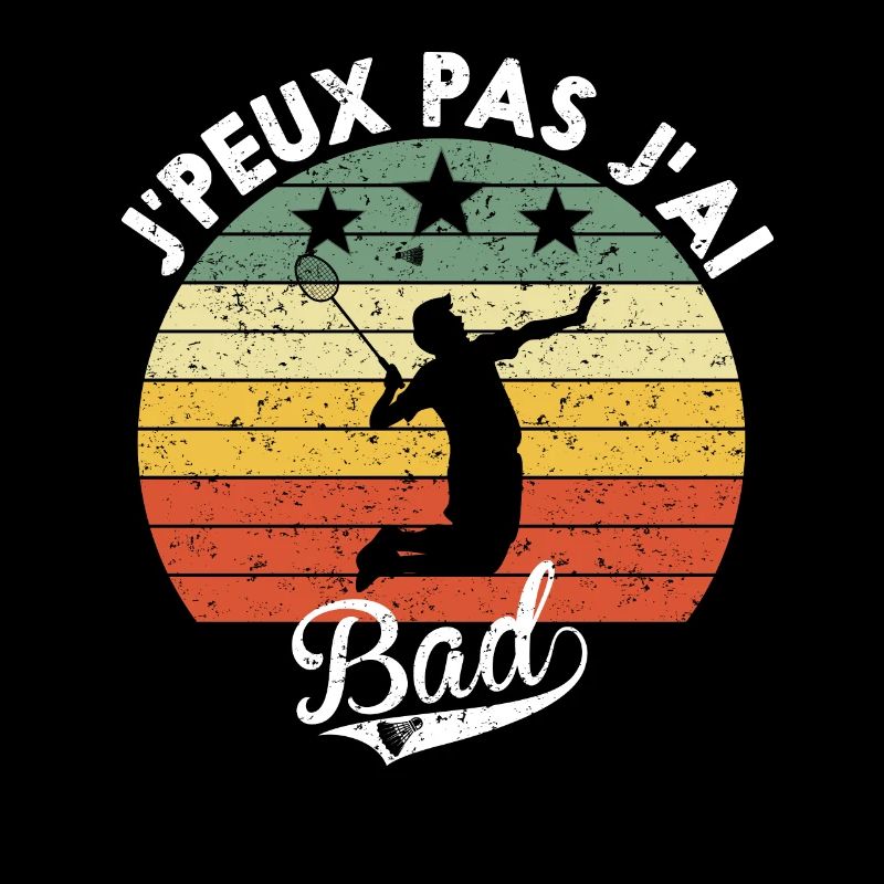 Ich kann nicht, ich bin ein schlechtes, humorvolles Badminton-Geschenk