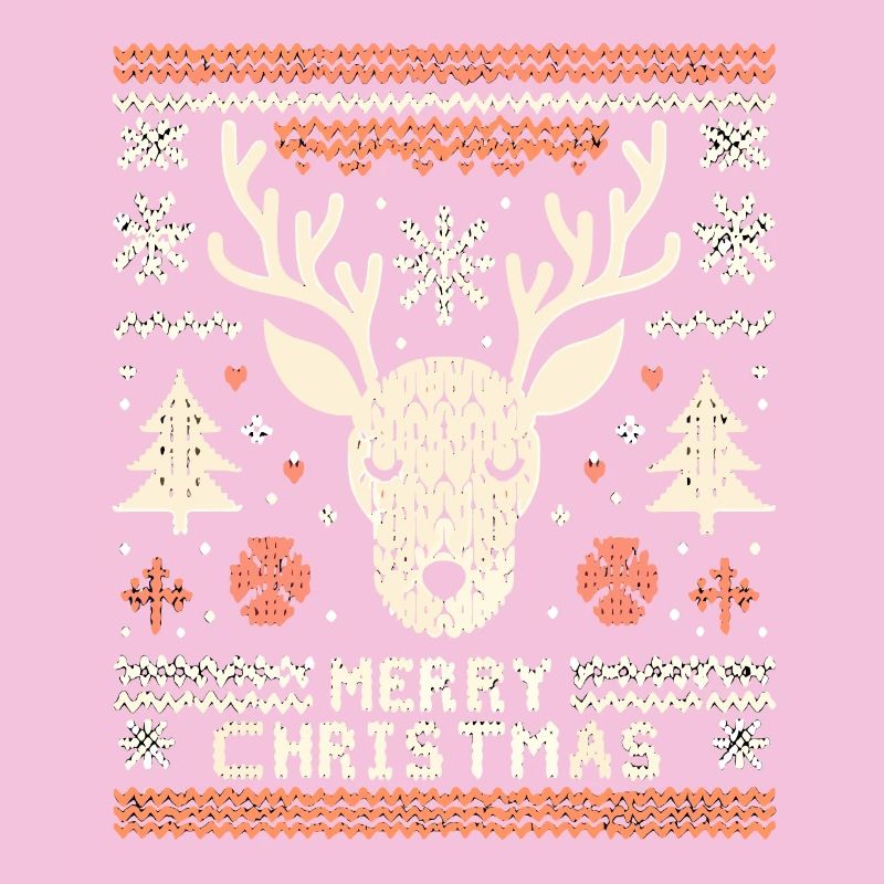 Pull de Noël moche renne