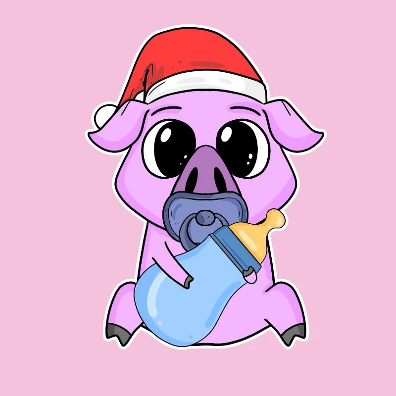Cochon bébé Noël