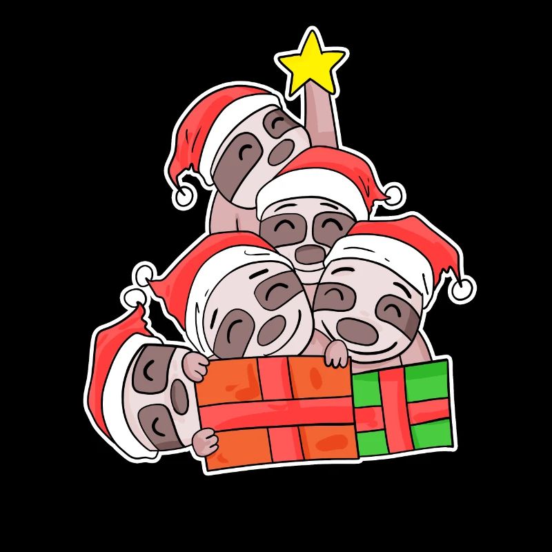 Sloth Christmas Tree Christmas