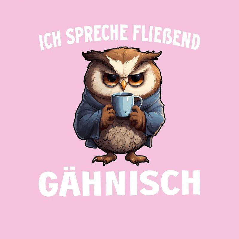 Lustiger Eule Kaffee Kaffeeliebhaber Eulen Spruch