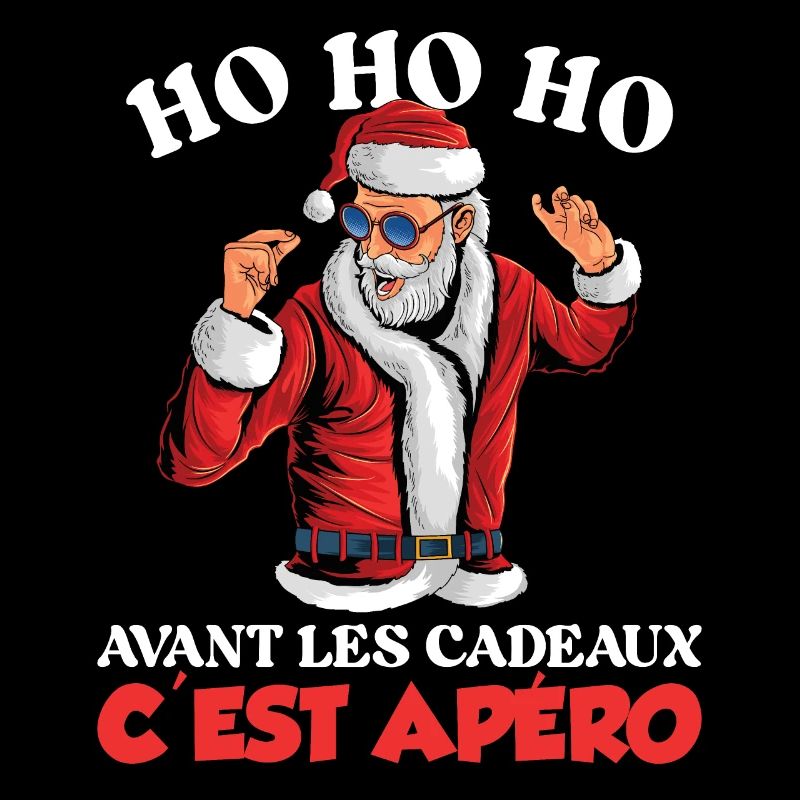 PULL MOCHE DE NOEL CADEAUX APÉRO PÈRE NOEL FAMILLE