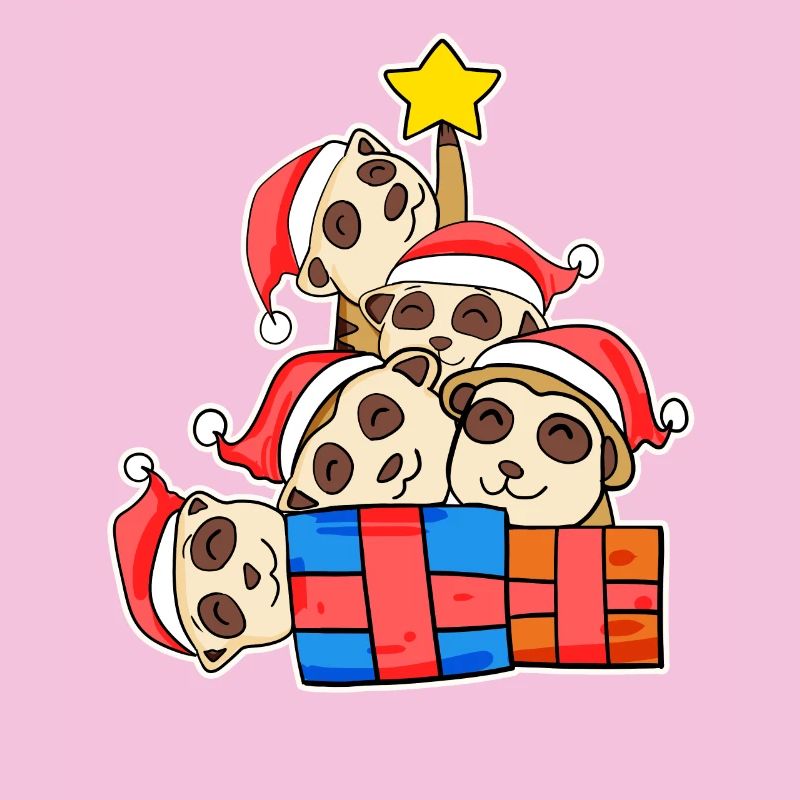 Suricate sapin de Noël Noël