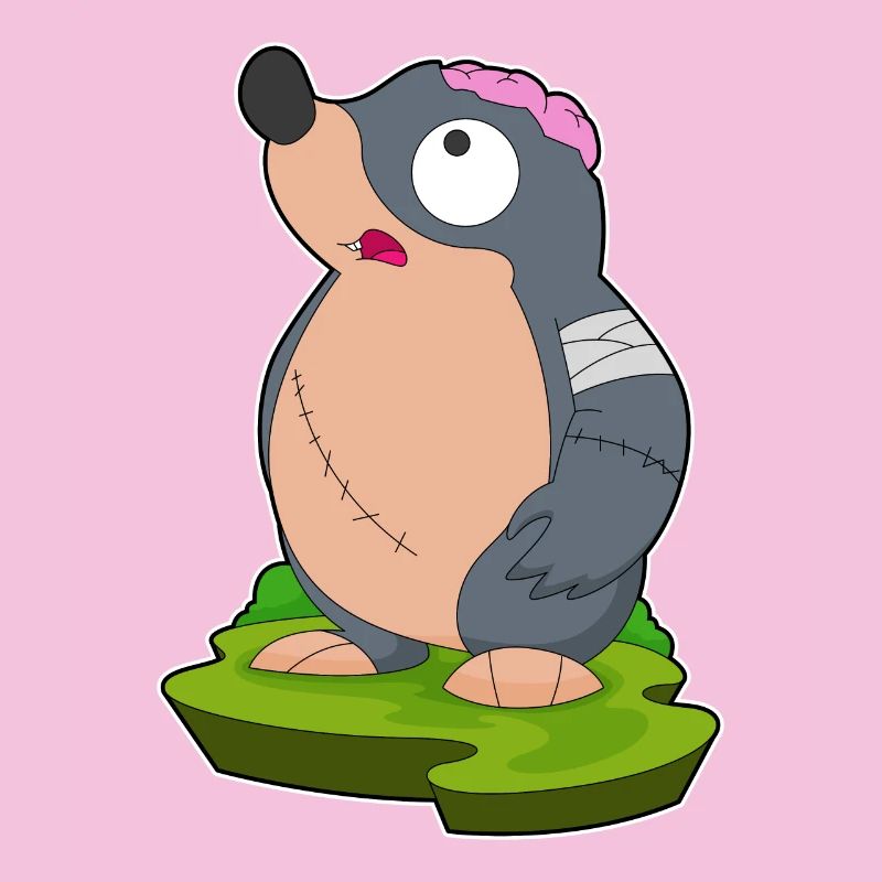Mole Halloween Zombie