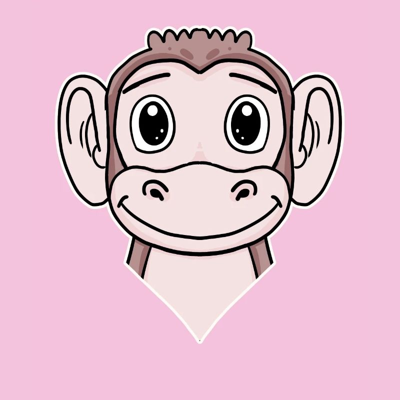 Tierkopf Tier Kopf Affe