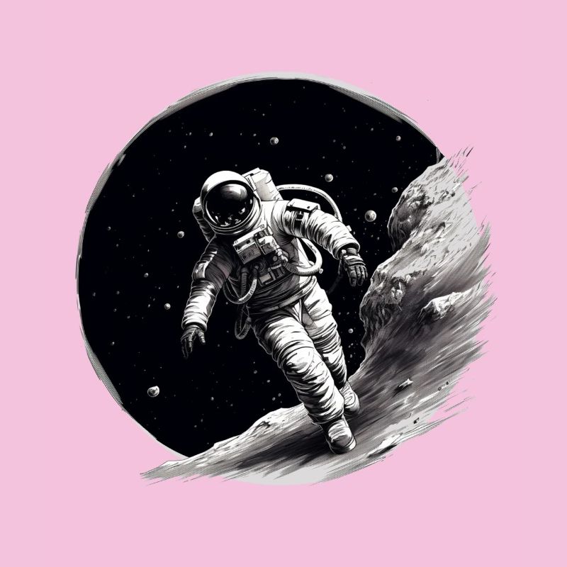 astronaut on the moon