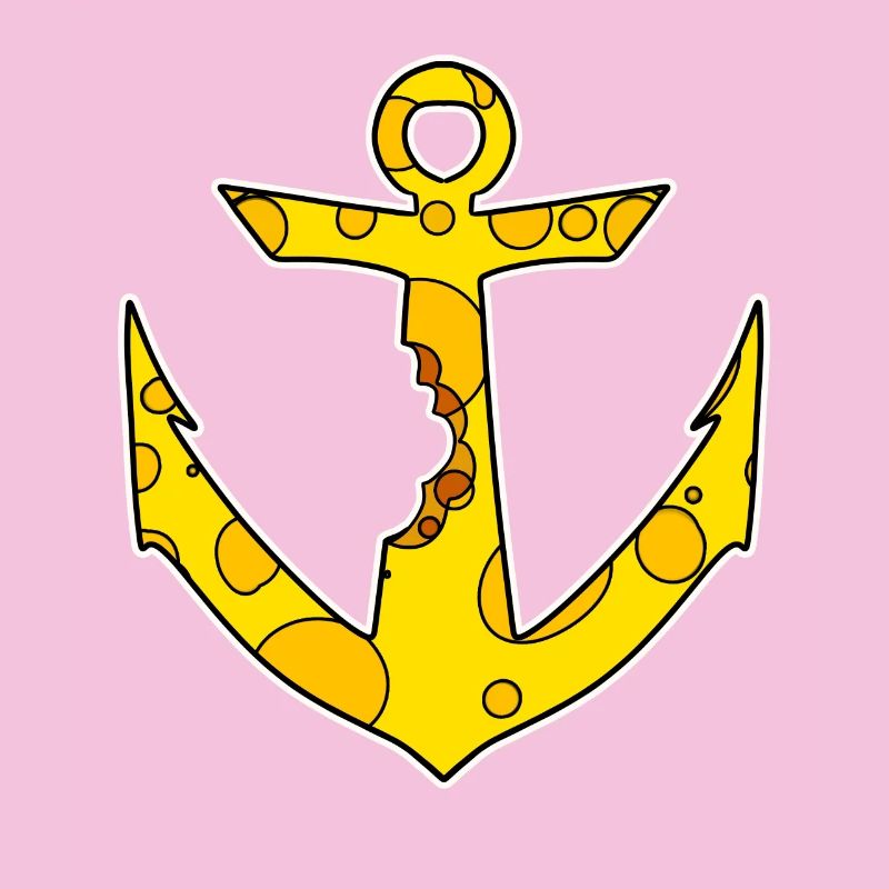 Symbole du capitaine de l’ancre de fromage