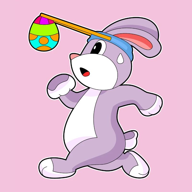 Bunny Easter Jogging