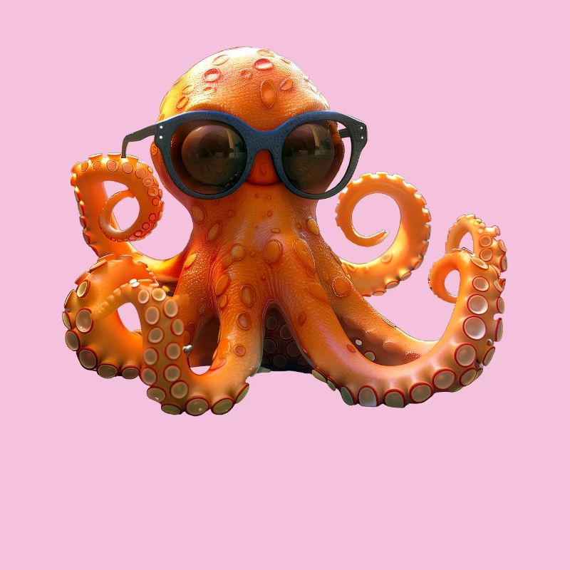 Octopus Small Octopus Cuttlefish Cute Octopus
