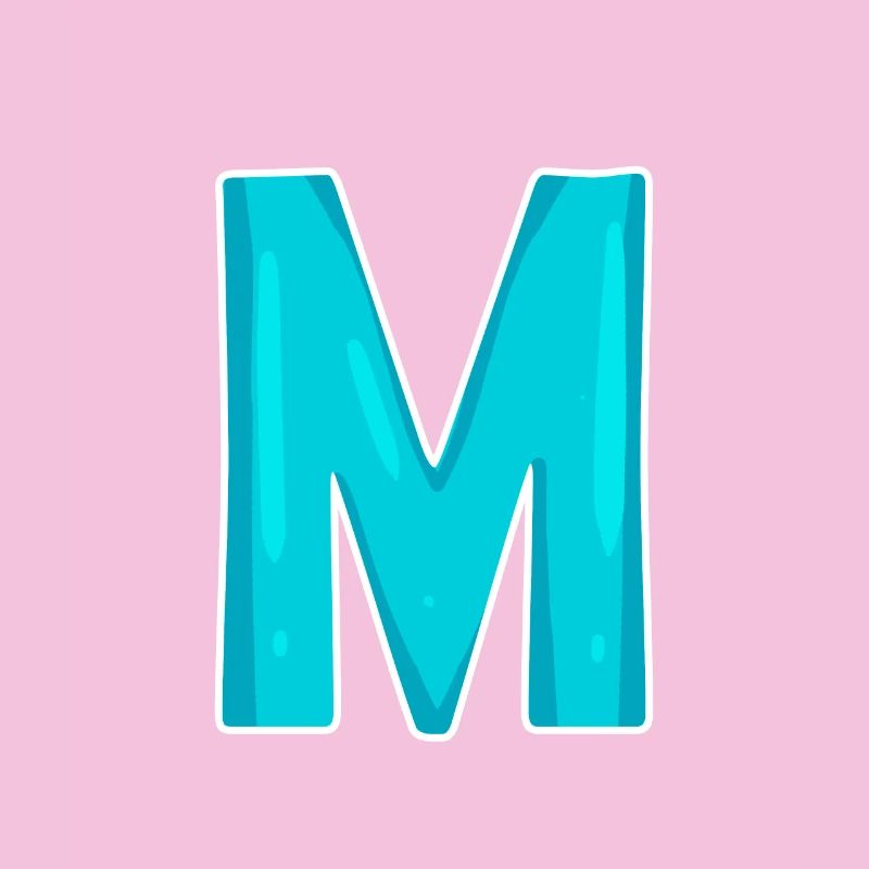 Lettre M Lettre initiale