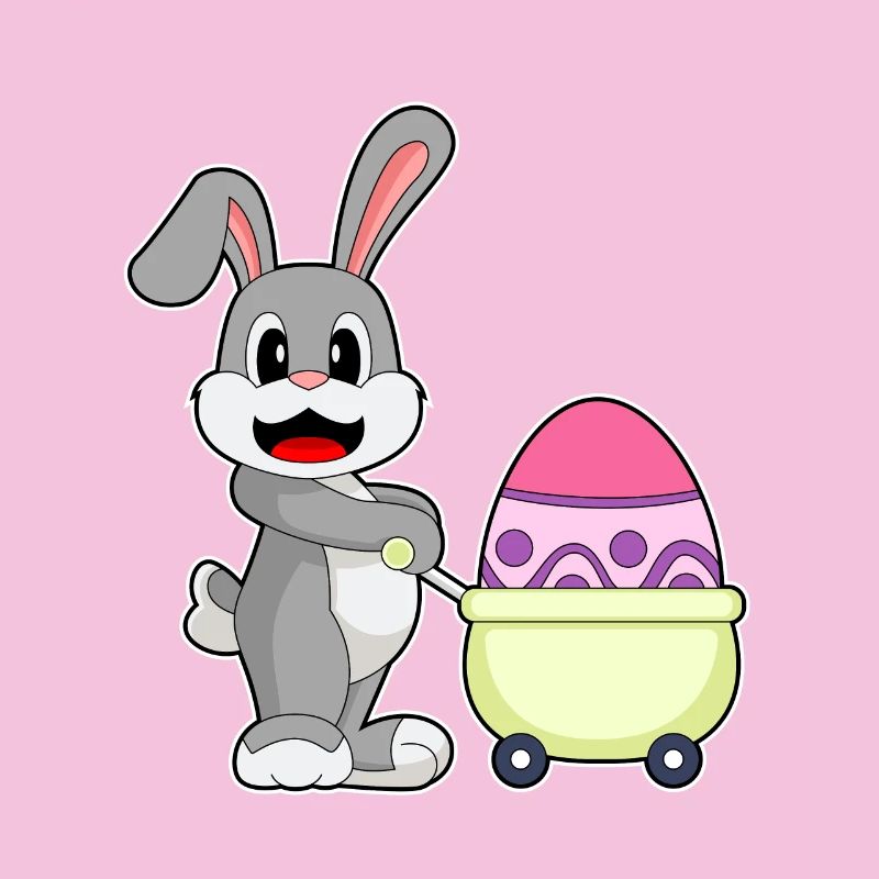 Achats de Pâques Bunny