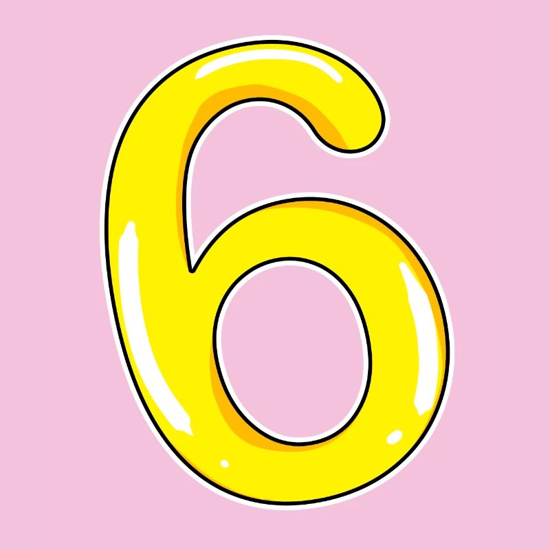 Numéro 6 Numéro jaune