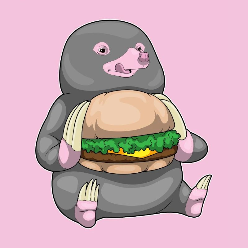 Maulwurf Cheeseburger