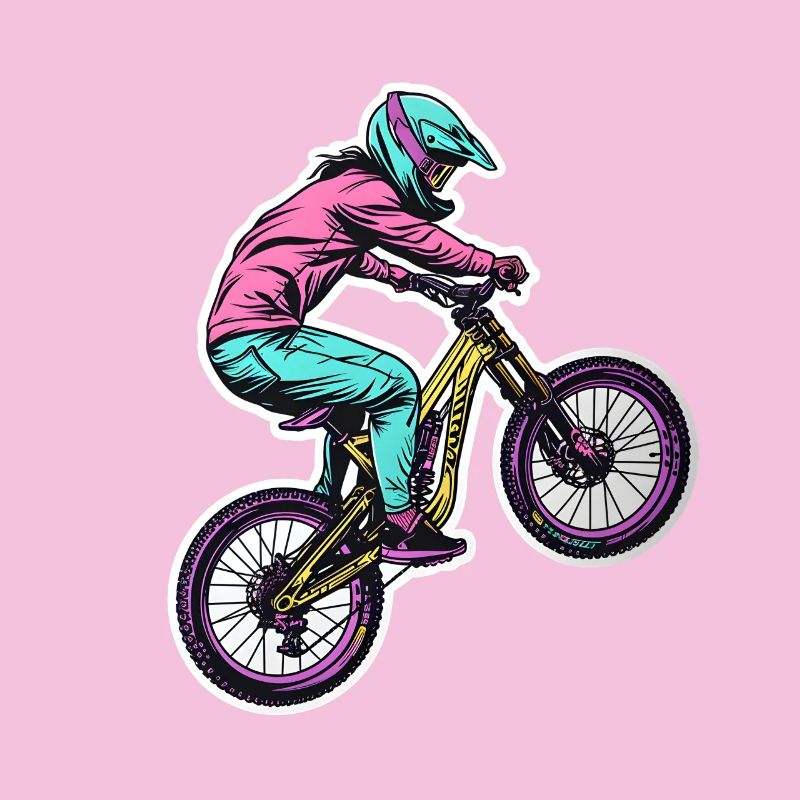 Mountain biker