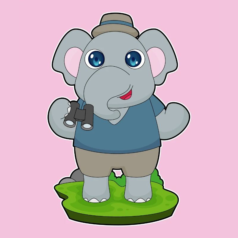 Jumelles éléphant