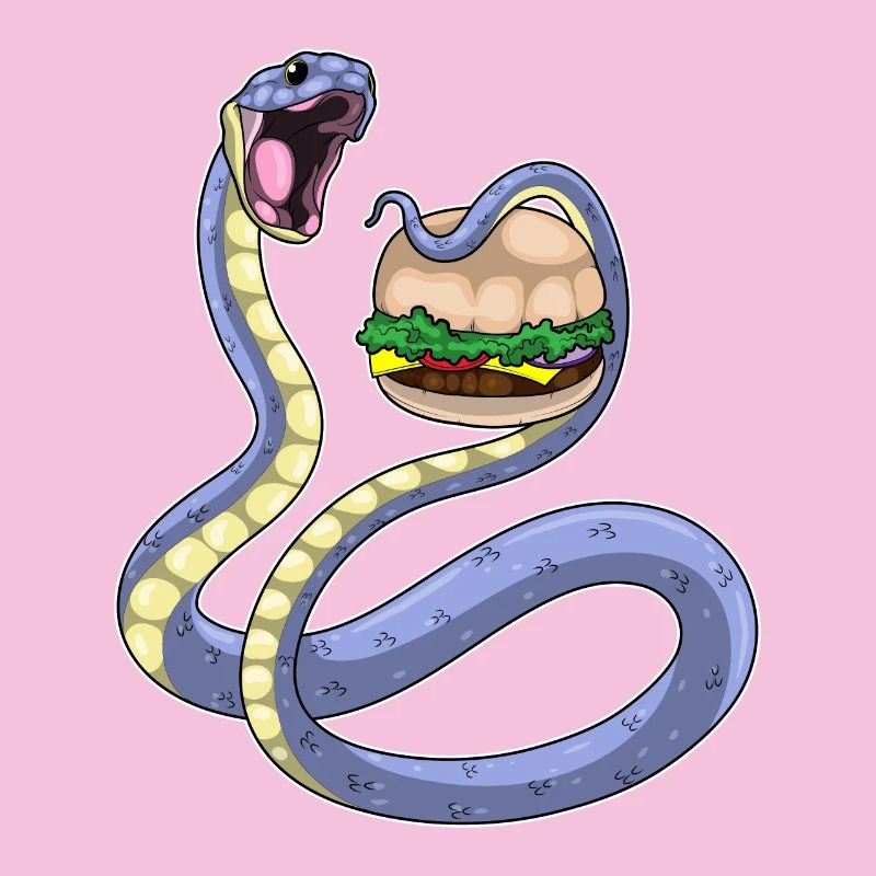 Cheeseburger serpent