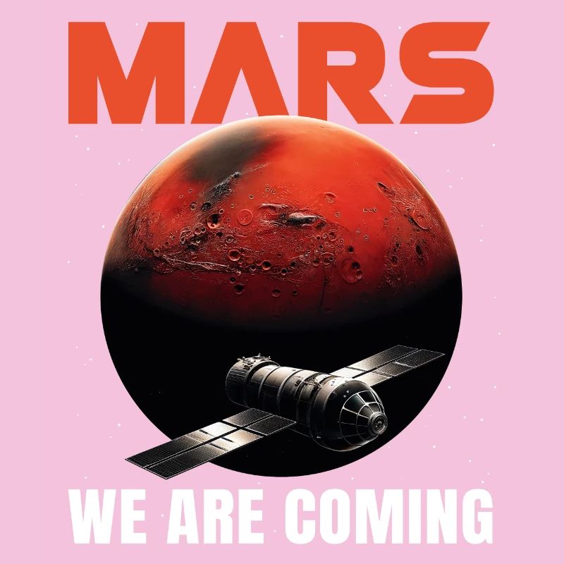 Mars Mission Planète rouge Vaisseau spatial spatial