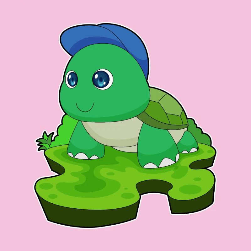 Tortue étudiant Cap école