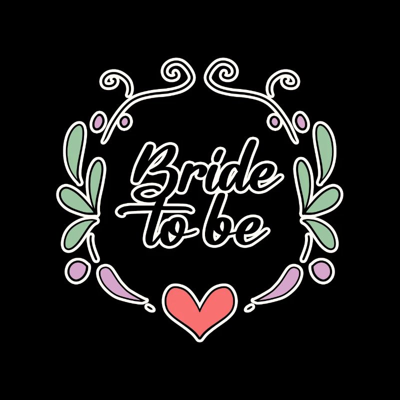 Motif de dicton de mariée