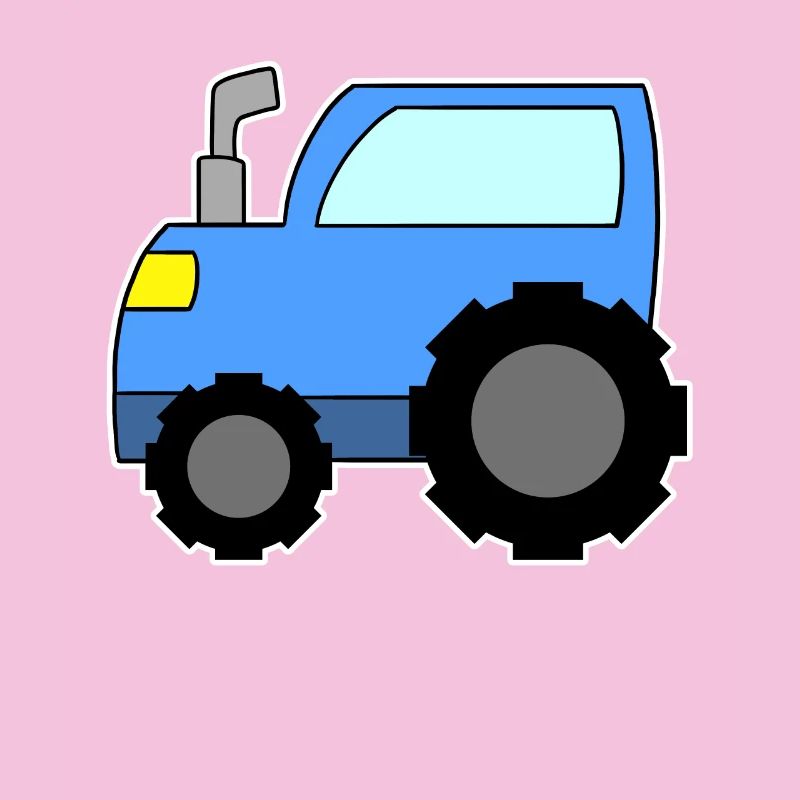 Traktor Blau