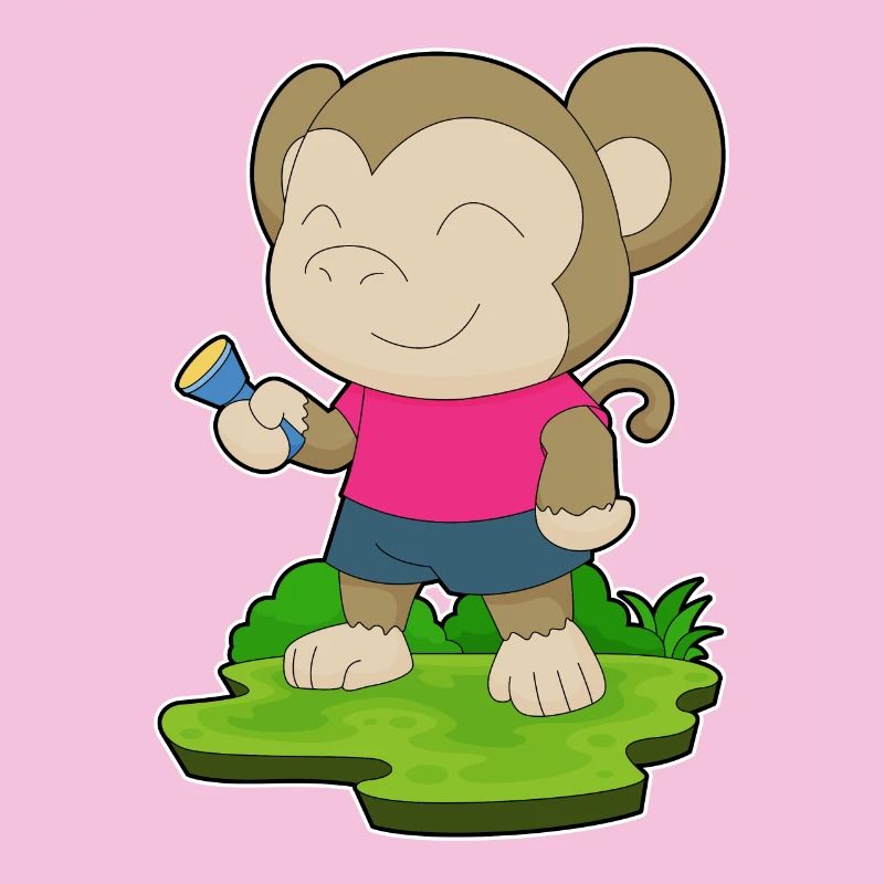 Lampe de poche Singe