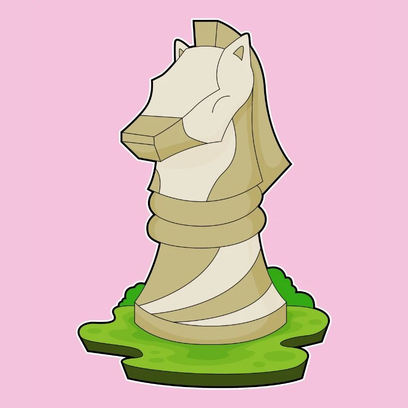 Pièce d’échecs Knight Chess