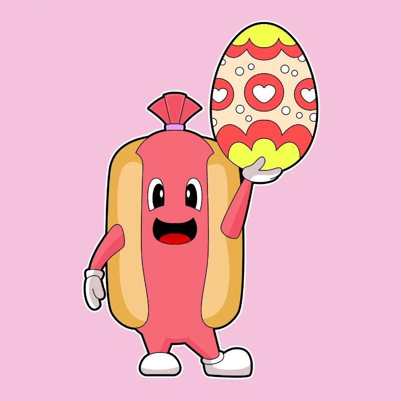 Hotdog Easter Easter Egg