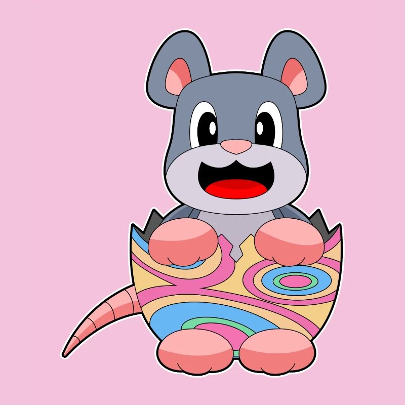 Oeuf de Pâques Souris