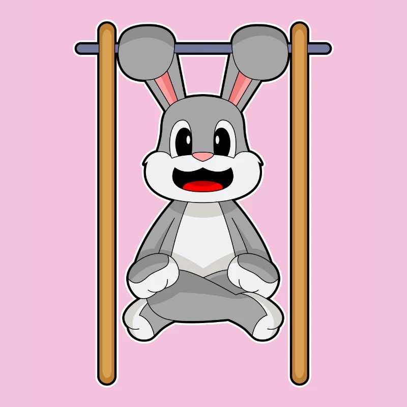 Bunny Bodybuilder Pull-ups Bodybuilding