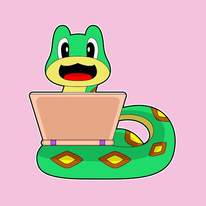 Ordinateur portable serpent