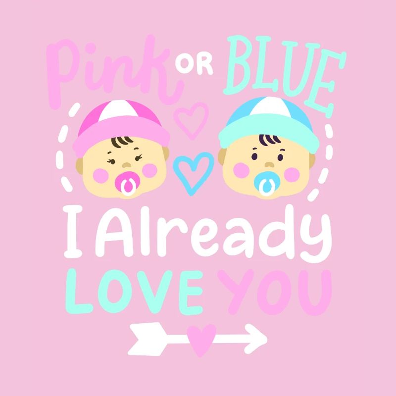 Pink oder Blau Gender-Reveal-Party