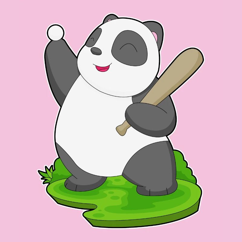 Panda Baseball Batte de baseball