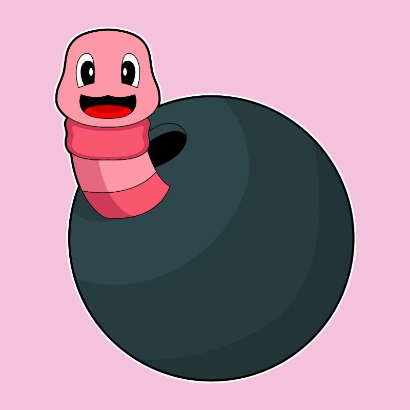 Worm Bowling Boule de bowling
