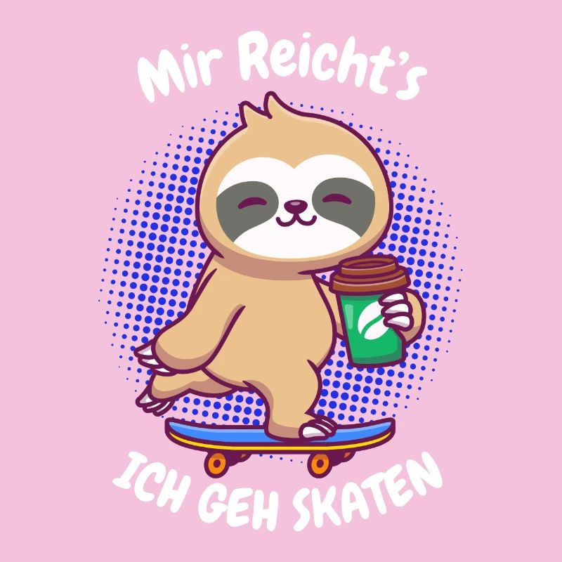 Kaffee Sloth Skateboard
