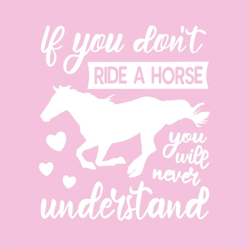 Si tu ne montes pas à cheval