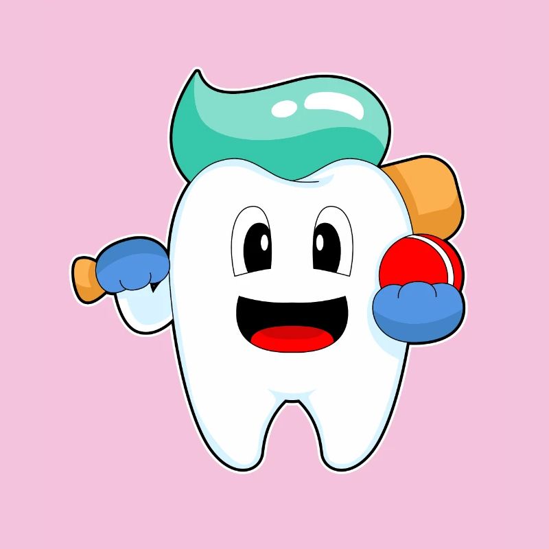 Tooth Cricket Cricket Bat