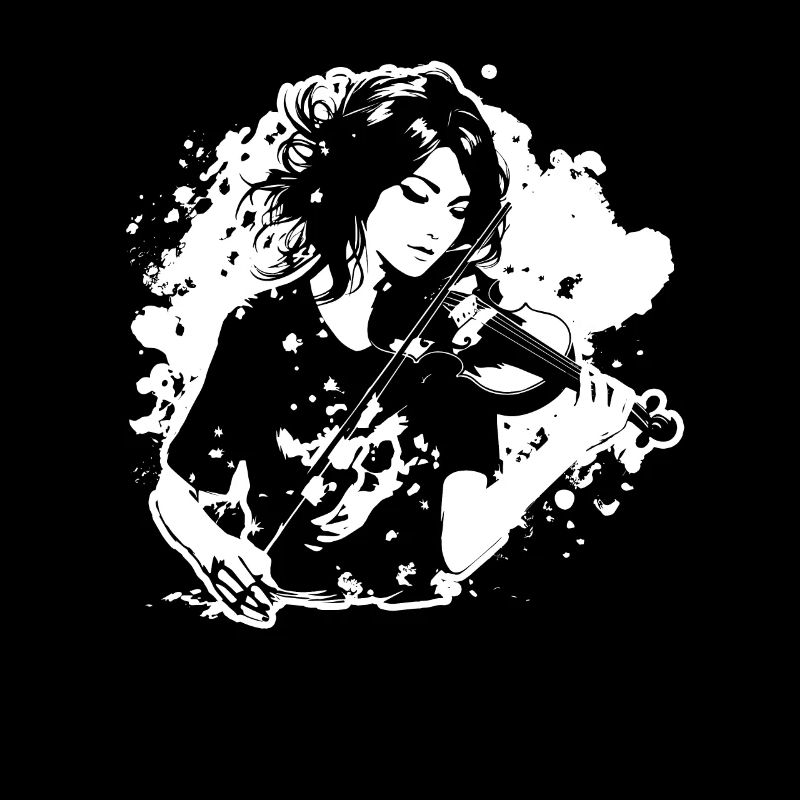 Female violinist