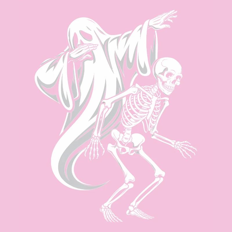 Halloween Dabbing Ghost Squelette Cadeau effrayant