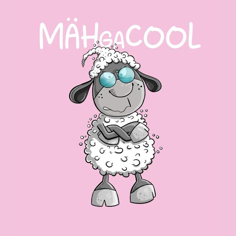 Megacooles Schaf I Mähgacool Wortspiel