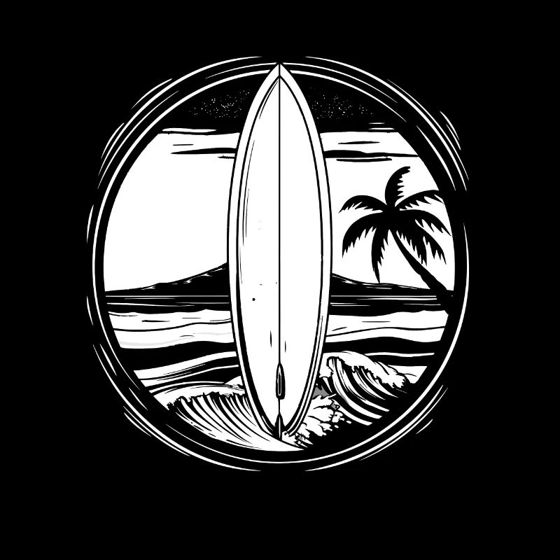 Surfing Sketch