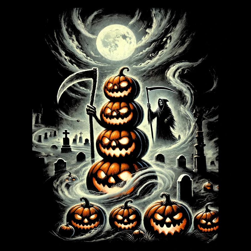Spooky Halloween Pumpkin Tower
