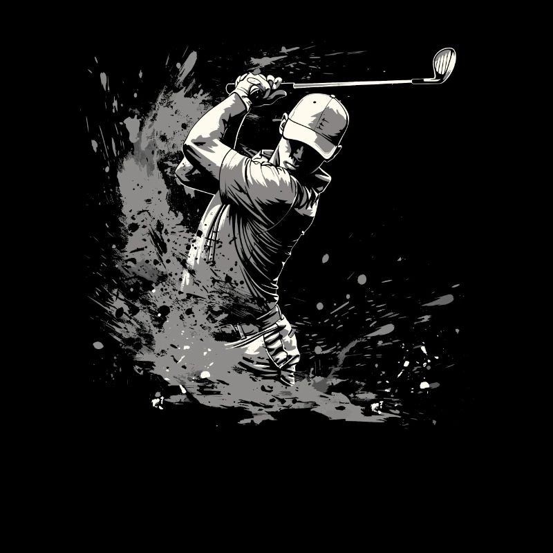 Golfer Zeichnung
