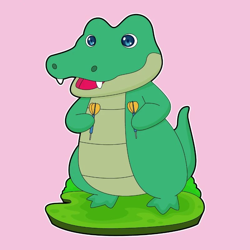 Fléchette crocodile fléchette