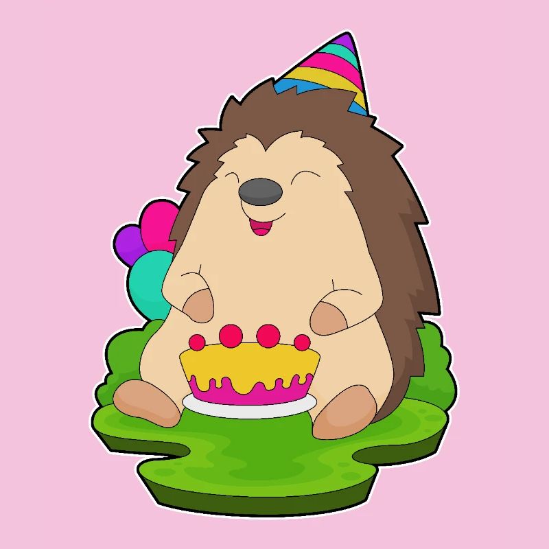Hedgehog Birthday Cake