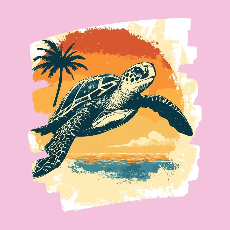 Sea Turtle Retro
