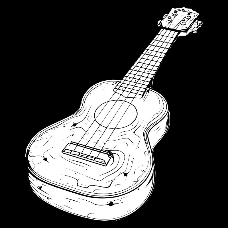 Ukulele Zeichnung